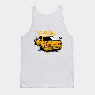 Stance Skyline R32 Cartoon Style godzilla Tank Top